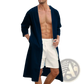 Men's Relaxed Fit Open Front Kimono Cardigan
