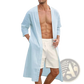 Men's Relaxed Fit Open Front Kimono Cardigan