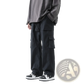 Men's Relaxed Straight Leg Cargo Track Pants