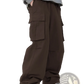 Men's Relaxed Straight Leg Cargo Track Pants