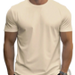 Men's Retro Linen Blend Loose Fit Short Sleeve t Shirt