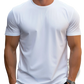 Men's Retro Linen Blend Loose Fit Short Sleeve t Shirt