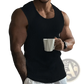 Men's Ribbed Cotton Slim Fit Knit Tank Top