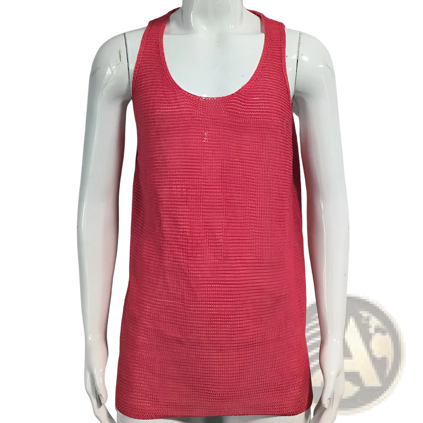 Men's Ribbed Knit Scoop Neck Sleeveless Vest