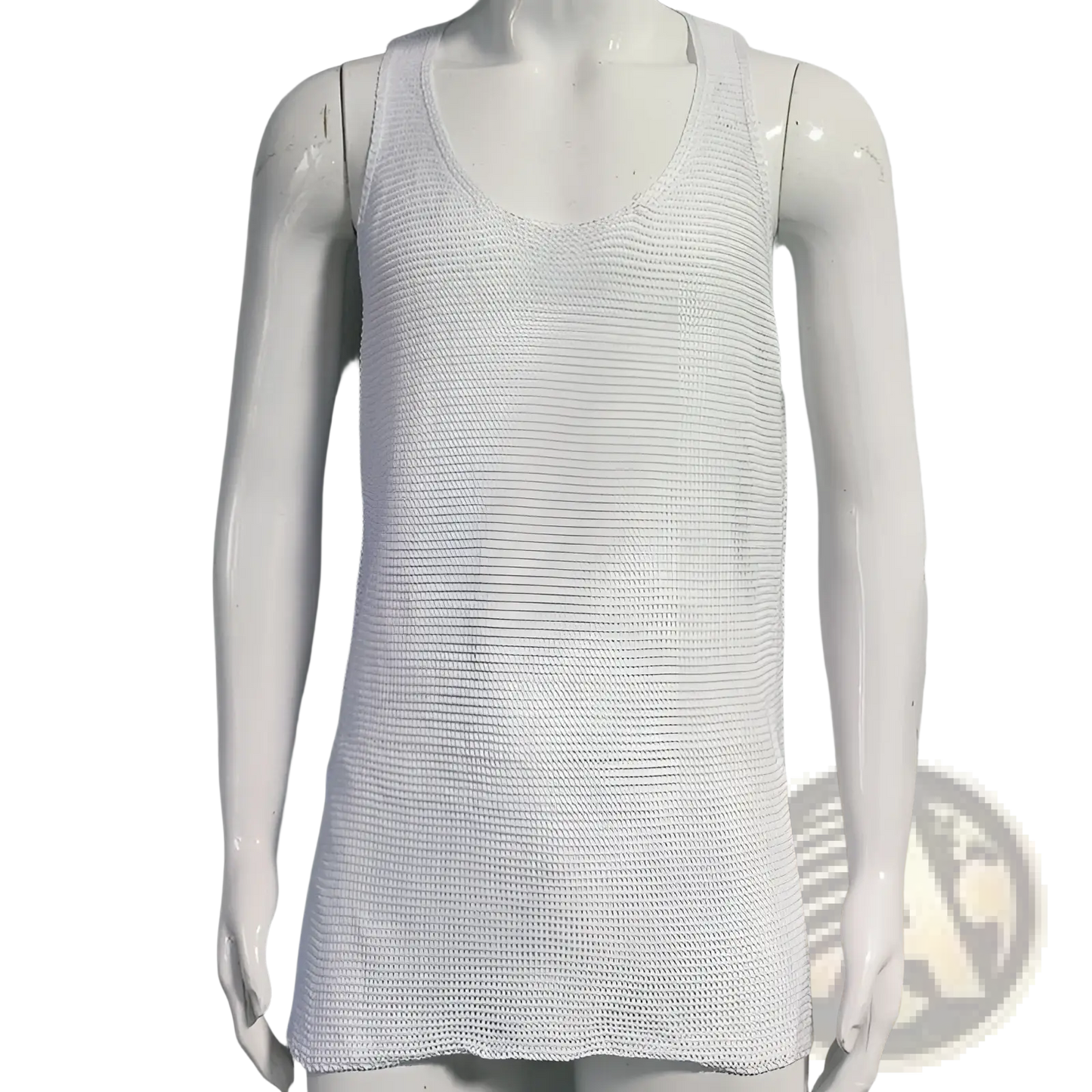 Men's Ribbed Knit Scoop Neck Sleeveless Vest