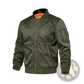 Men's Satin Bomber Jacket with Contrast Lining