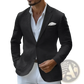 Men's Slim Fit Business Casual Plaid and Solid Blazers