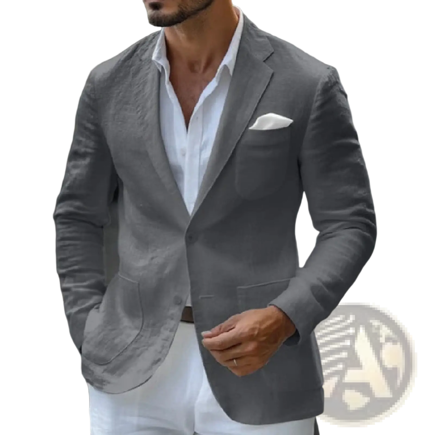 Men's Slim Fit Business Casual Plaid and Solid Blazers