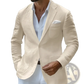Men's Slim Fit Business Casual Plaid and Solid Blazers