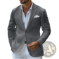 Men's Slim Fit Business Casual Plaid and Solid Blazers