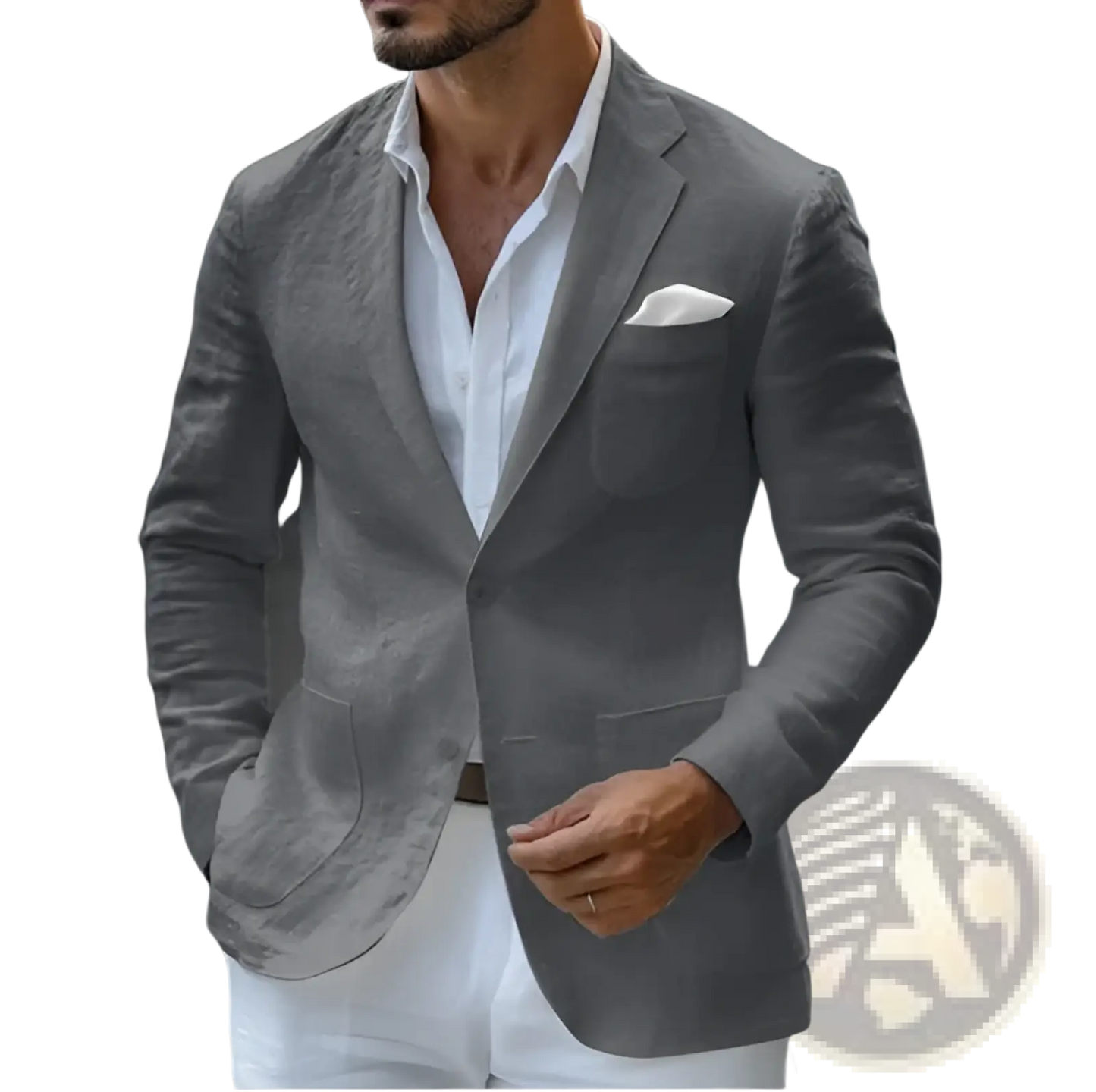 Men's Slim Fit Business Casual Plaid and Solid Blazers