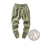 Men's Slim Fit Cotton Linen Tapered Joggers