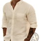 Men's Slim Fit Cotton Long Sleeve Button Down Shirt