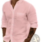 Men's Slim Fit Cotton Long Sleeve Button Down Shirt