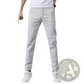 Men's Slim Fit Elastic Cotton Straight Leg Chino Pants