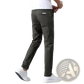 Men's Slim Fit Elastic Cotton Straight Leg Chino Pants