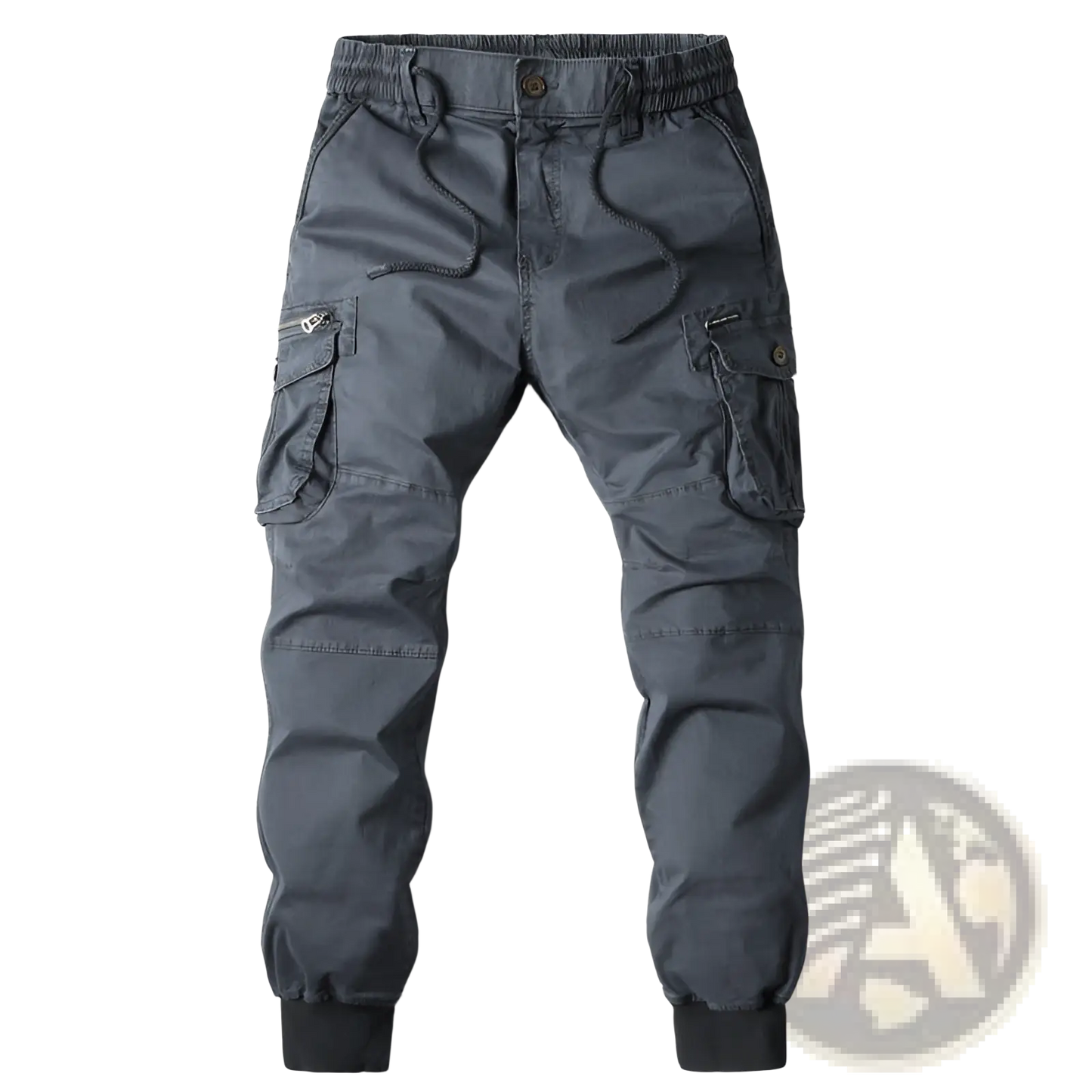 Men's Slim Fit Multi Pocket Cotton Cargo Work Pants