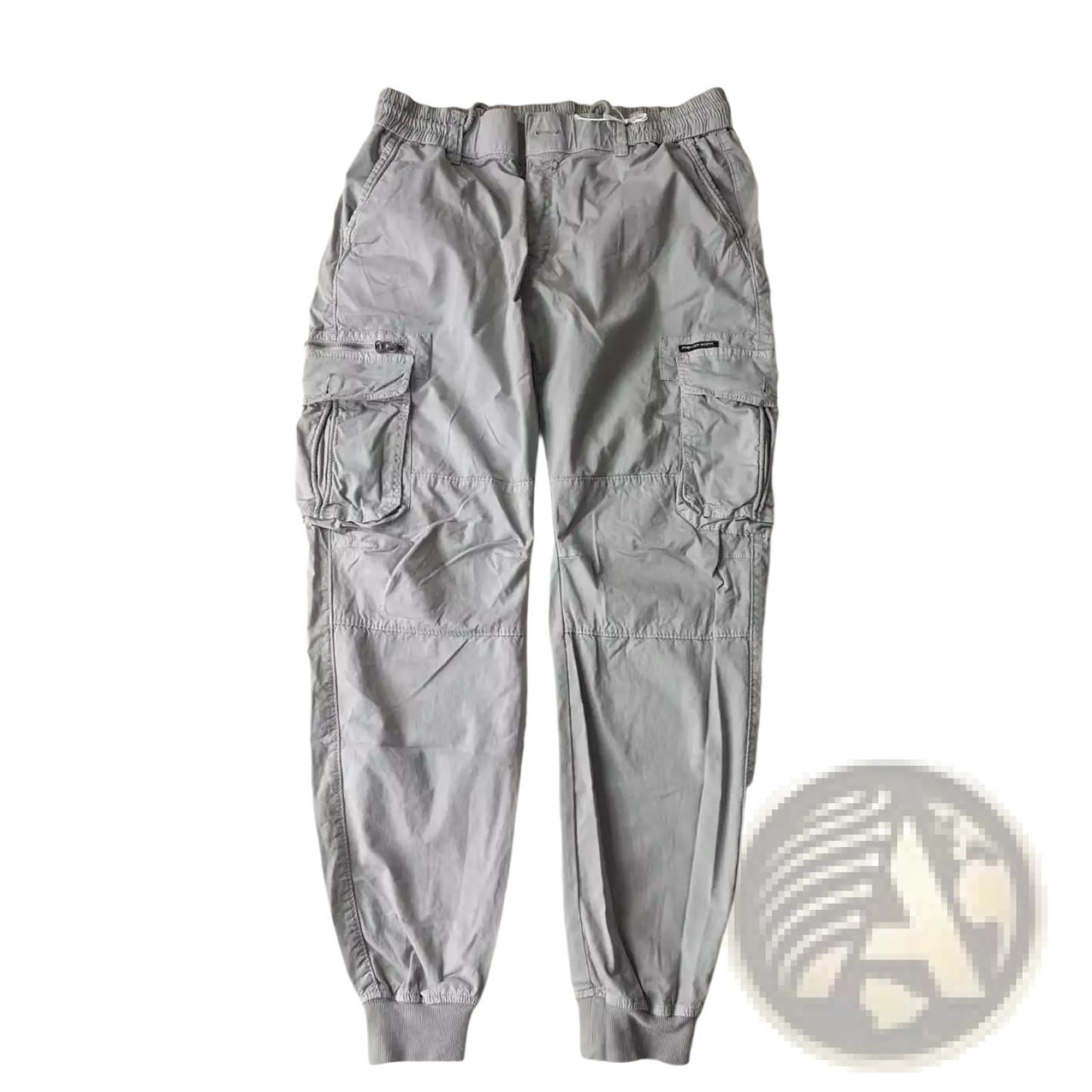 Men's Slim Fit Multi Pocket Cotton Cargo Work Pants
