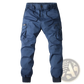 Men's Slim Fit Multi Pocket Cotton Cargo Work Pants