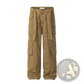 Men's Slim Fit Multi Pocket Cotton Denim Cargo Overalls
