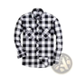 Men's Slim Fit Plaid Flannel Button Up Shirt