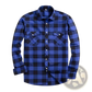 Men's Slim Fit Plaid Flannel Button Up Shirt