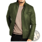 Men's Slim Fit Pu Leather Punk Motorcycle Jacket