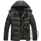 Men's Slim Fit Quilted Winter Jacket with Fleece Lining