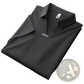 Men's Slim Fit Textured Cotton Blend Polo Shirt