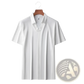 Men's Slim Fit Textured Cotton Blend Polo Shirt