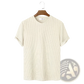 Men's Slim Fit Waffle Knit Henley T-shirt