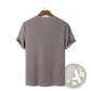 Men's Slim Fit Waffle Knit Henley T-shirt