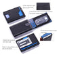 Men's Slim Rfid Blocking Pop Up Wallet with Money Clip