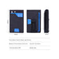 Men's Slim Rfid Blocking Pop Up Wallet with Money Clip