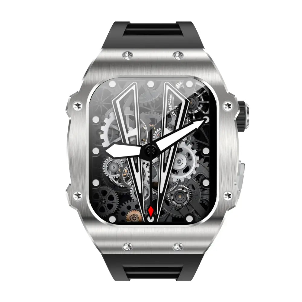 Men's Waterproof Skeleton Dial Smart Health Watch