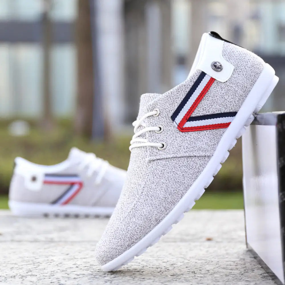 Men's Breathable Soft Sole Canvas Leisure Sneakers