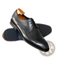 Men's Square Toe Distressed Leather Oxford Shoes