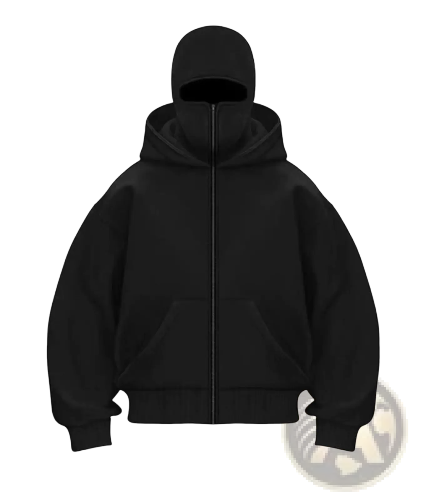 Men's Streetwear Hooded Fleece Zip Up Baseball Jacket