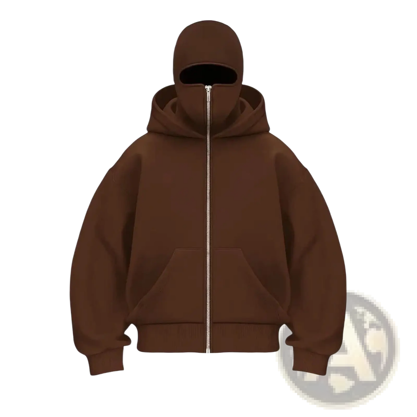 Men's Streetwear Hooded Fleece Zip Up Baseball Jacket