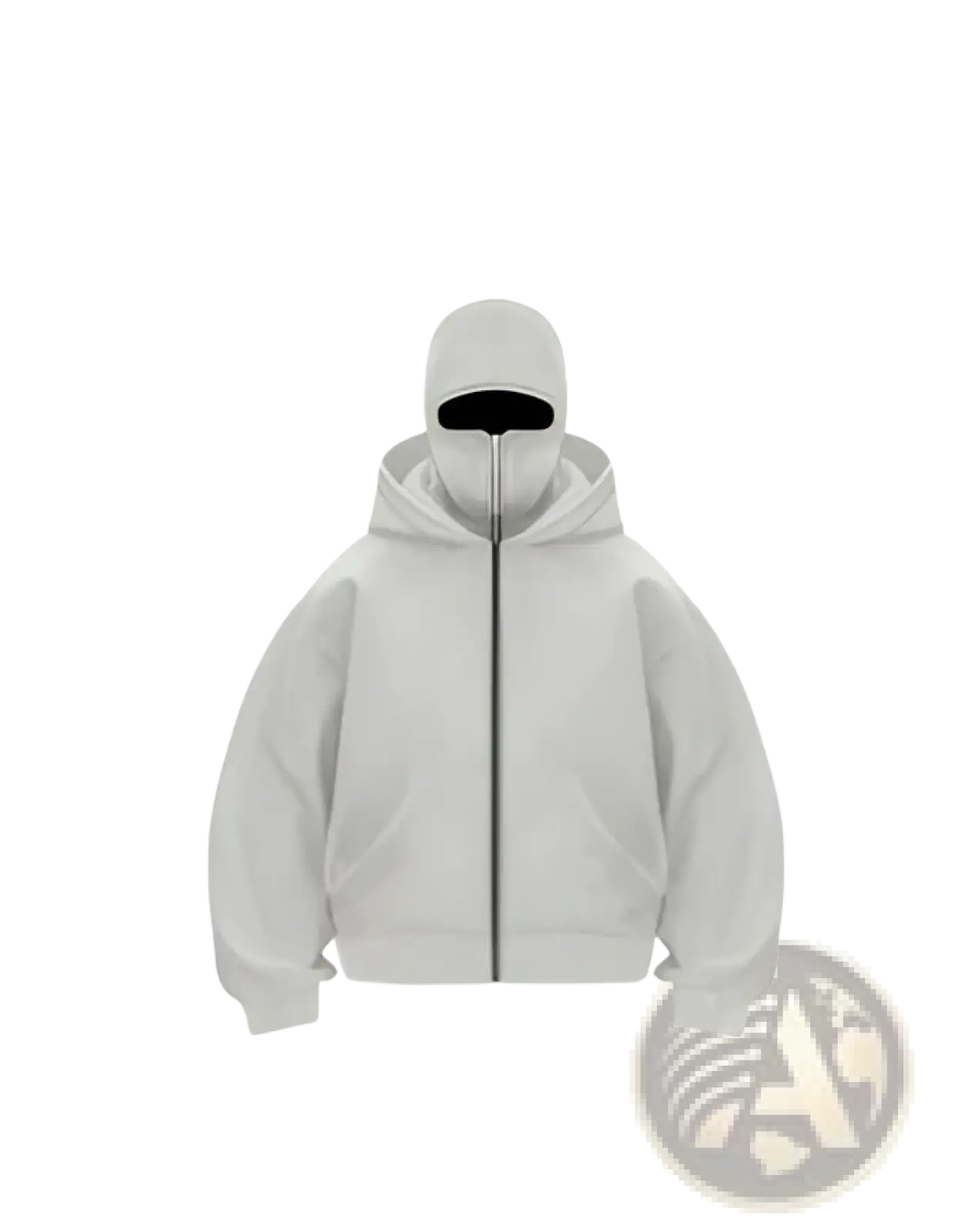 Men's Streetwear Hooded Fleece Zip Up Baseball Jacket
