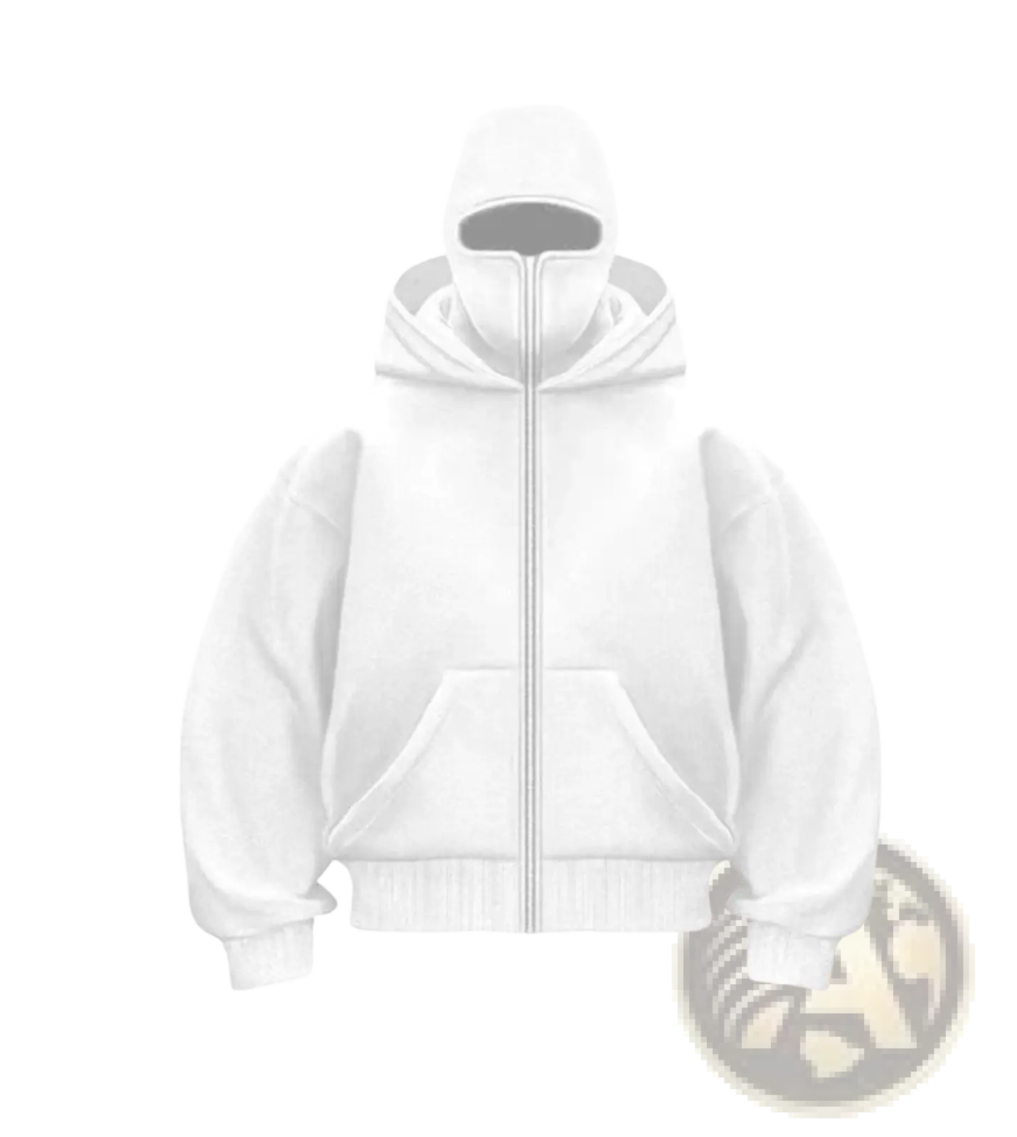 Men's Streetwear Hooded Fleece Zip Up Baseball Jacket