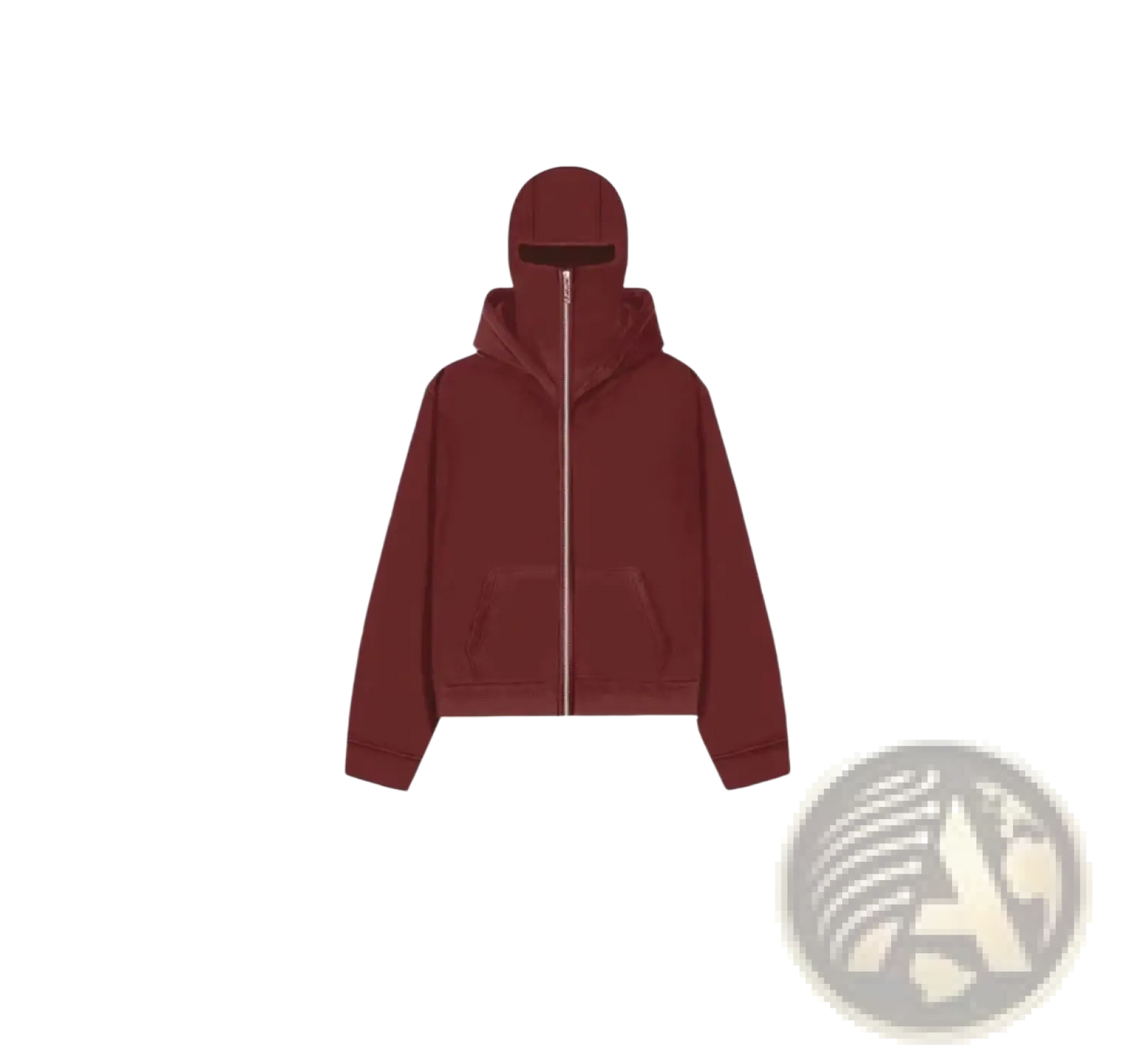 Men's Streetwear Hooded Fleece Zip Up Baseball Jacket
