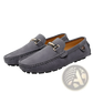 Men's Suede Horsebit Loafers Handmade Gommino Shoes