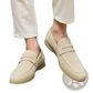 Men's Suede Leather Loafers Slip on Casual Shoes