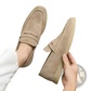 Men's Suede Leather Loafers Slip on Casual Shoes