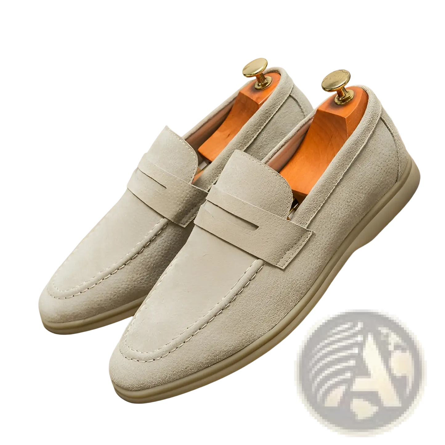 Men's Suede Leather Loafers Slip on Casual Shoes