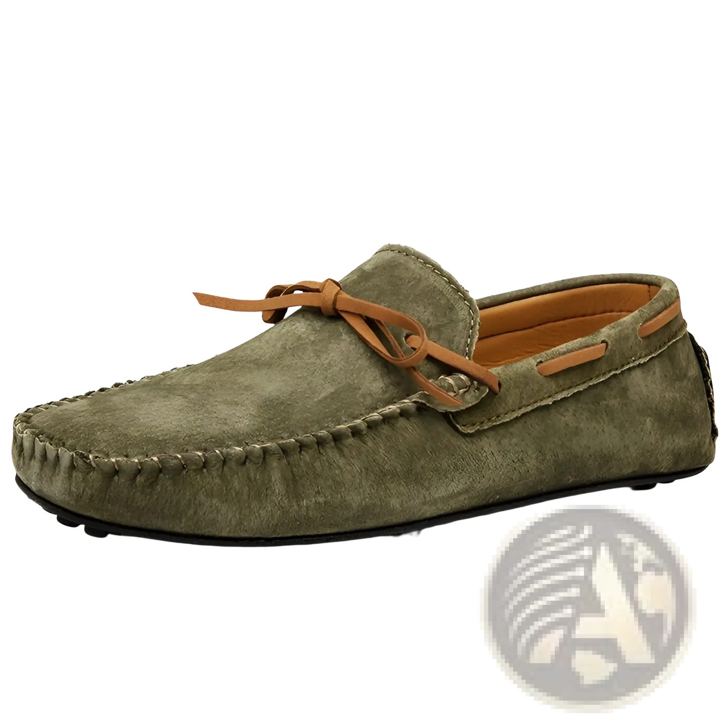 Men's Suede Leather Moccasin Casual Bean Shoes