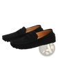 Men's Suede Moccasin Loafers with Rubber Sole