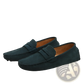Men's Suede Moccasin Loafers with Rubber Sole