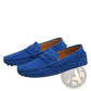 Men's Suede Moccasin Loafers with Rubber Sole